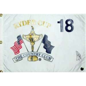 Ben Crenshaw Autographed 1999 Ryder Cup At The Country Club Pin Flag