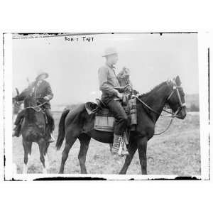  Robert Taft with others riding horses