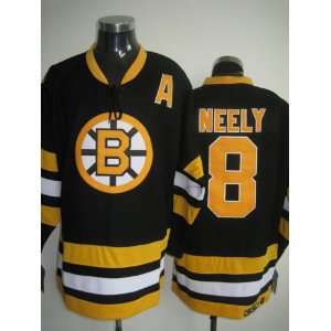 Cam Neely #8 Black NHL Boston Bruins Hockey Jersey Sz48