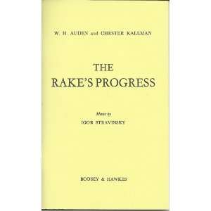   Stravinsky, Boosey & Hawkes 1951 W.H.AUDEN AND CHESTER KALLMAN Books