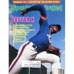 Dwight Gooden Unsigned Sports Illustrated Magazine   April 15, 1985