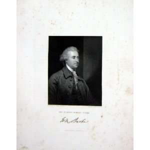    Cooke Taylor 1847 Antique Portrait Edmund Burke