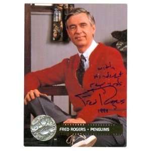  Fred Rogers autographed trading card Nr. Rogers 