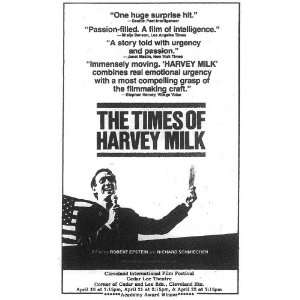  Times of Harvey Milk Movie Poster (11 x 17 Inches   28cm x 