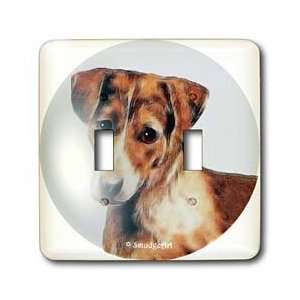  SmudgeArt Dog Art Designs   Jack Russell   Light Switch 