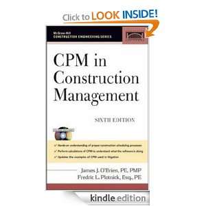 CPM in Construction Management (Pro Engineering) James J. OBrien 