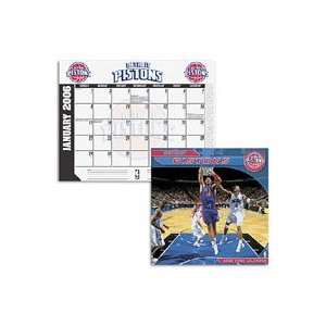  Pistons John F Turner NBA Wall & Desk Calendar Sports 