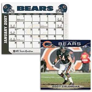  Bears John F Turner NFL Wall/Desk Calendar Sports 