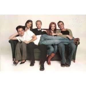  How I Met Your Mother Cast Couch Poster