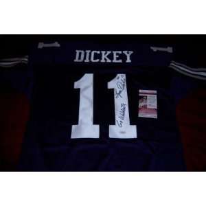  Lynn Dickey Signed Jersey   Kansas State Jsa coa: Sports 