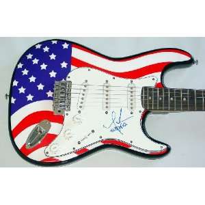  Sugarray Mark McGrath Autographed Signed Flag Guitar 