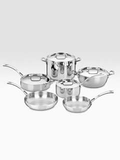 Cuisinart   French Classic Tri Ply Stainless 10 Piece Set