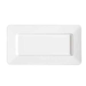  GET Milano Melamine White rectangular Plate   15 X 8 
