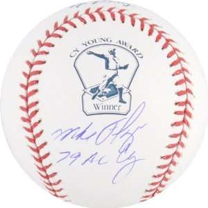  Mike Flanagan Autographed Cy Young Logo Baseball  Details 