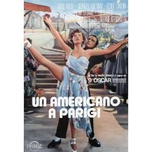   in Paris Poster Italian 27x40 Gene Kelly Leslie Caron Oscar Levant