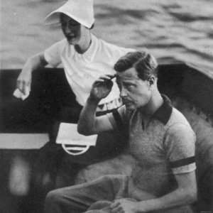 Prince Edward and Wallis Warfield Simpson During a Royal Cruise, 1936 