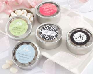 Set of 12 Personalized Candy Tin Wedding Favors (10)  
