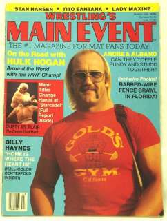 Wrestling Main Event March 1986 Hogan Albano Haynes  