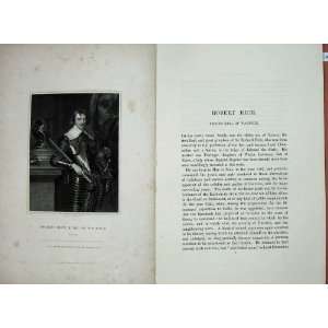    Memoirs Portrait 1836 Robert Rich Earl Warwick Man