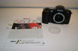Nikon Model N6006 AF 35mm SLR Film Camera No Lens 616739031118  