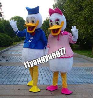 For Christams Party Couple Donald & Daisy Duck Cartoon Mascot Disney 