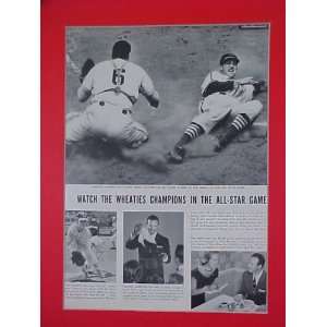 Stan Musial St. Louis Cardinals 1952 Wheaties Advertisement Bulletin 