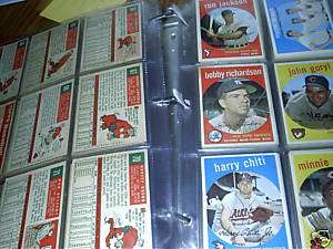 Complete set 1959 Topps baseball 572 cards ex to nrmint  