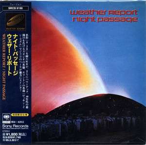 WEATHER REPORT Night Passage JAPAN MINI LP CD 1st Edit  