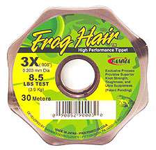 Frog Hair fly fishing Tippet 5 X spool  