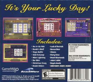   SLOTS Casino Slot Machine PC & MAC Game NEW! 0834656002251  