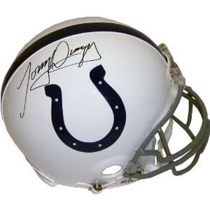  Tony Dungy Signed Helmet   Authentic