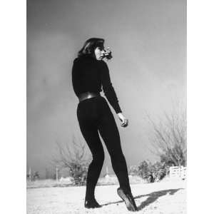  Swedish Actress Viveca Lindfors Dancing Her Impressions of 