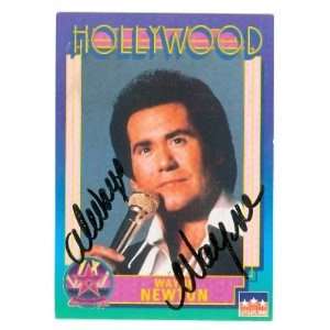 Wayne Newton Autographed/Hand Signed Hollywood Walk of Fame trading 