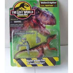    Jurassic Park The Lost World Velociraptor Dinosaur: Toys & Games