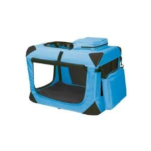    Deluxe Portable Soft Dog Crate Ocean Blue 21