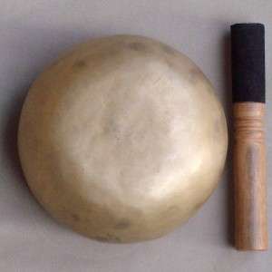 chakra healing hammered Tibetan singing bowl, 6.75  
