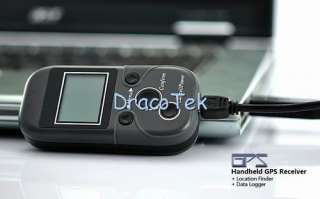 Handheld GPS Receiver + Location Finder + Data Logger  