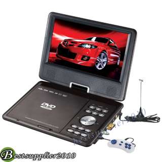 100% Brand New 9.5 Portable DVD Player TV  MP4 SD USB Games