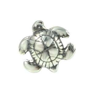  Sterling Silver Charm   Sea Turtle Jewelry