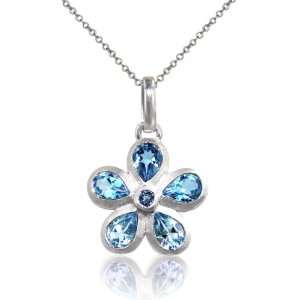   Jewelers Effy® Sterling Silver Blue Topaz Pendant 4.20 Tcw. Jewelry