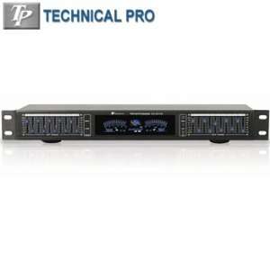  Technical Pro Professional Equalizer With Digital Spectrum 