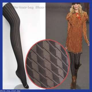 BK LIGHT OPAQUE PATTERNED TRENDY TIGHTS / HOSIERY  
