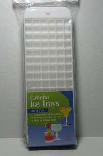 MINI ICE CUBE TRAYS 90 Crushed Ice Cubes per Tray NIP  