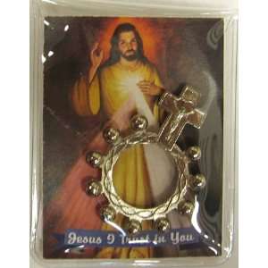 Divine Mercy Finger Rosary Ring (Malco 48 162 07) 