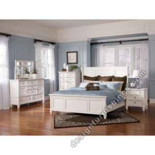 Ashley Prentice Queen Panel Bedroom White SET B672  