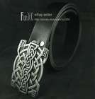 more options gothic celtic celt irish buckle genuine leather belt $ 4 