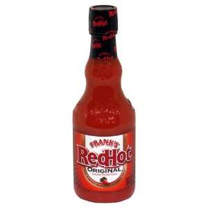 Franks RedHot Sauce, Original, 12 fl oz  Grocery 