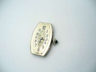 Vintage Art Deco Bulova Mechanical Watch Movement Caliber 6AF Ticks 