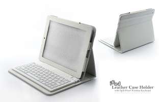   Case with Spill Proof Wireless Keyboard for iPad 2 (White)  