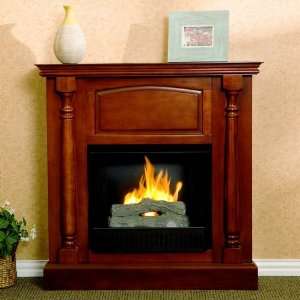 Southern Enterprises FA8560G Sutter Gel Fireplace, Classic Mahogany